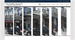 Desktop Screenshot of chauffeurservice.no