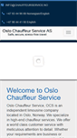 Mobile Screenshot of chauffeurservice.no